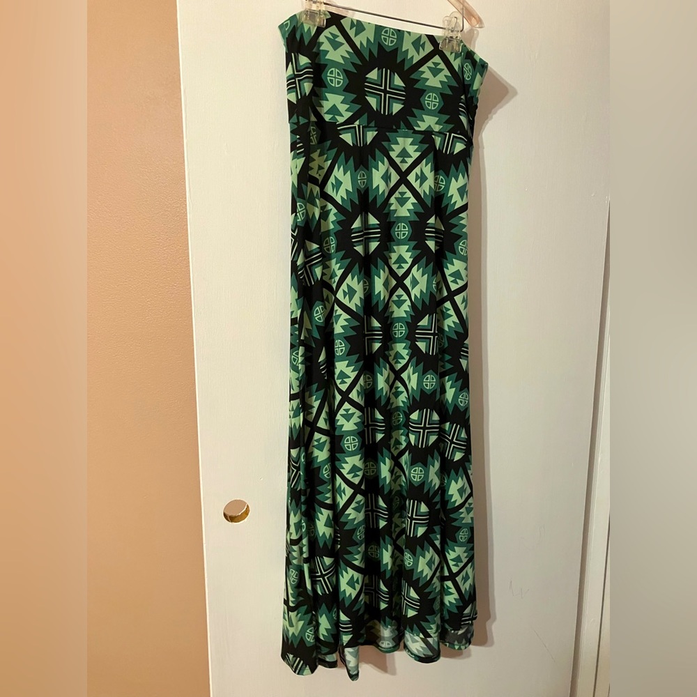 Aztec/Navajo print maxi skirt